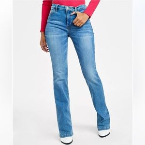 GUESS Women's Sexy Mid-Rise Bootcut Jeans